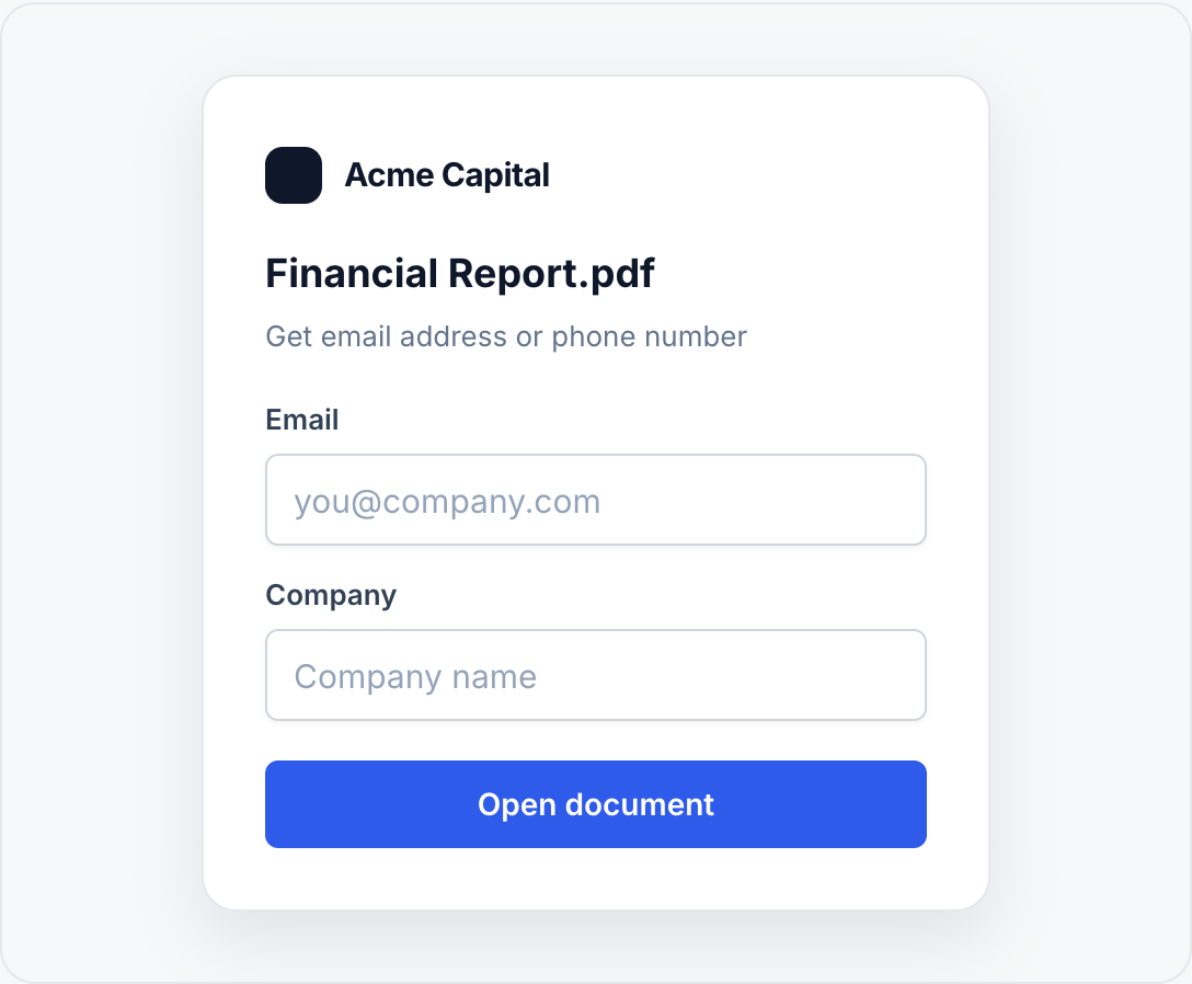 document pages